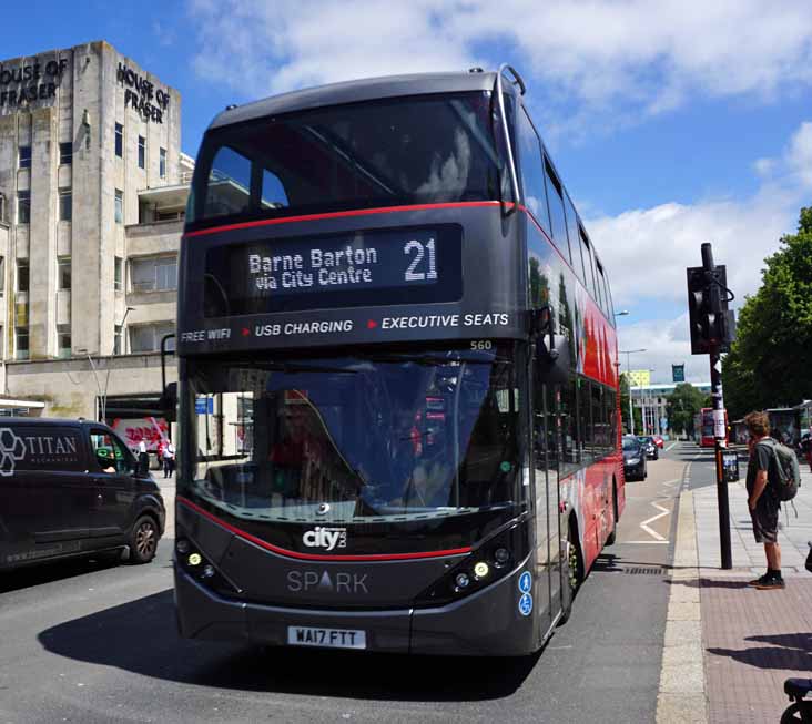 Plymouth Citybus Alexander Dennis Enviro400CITY 560